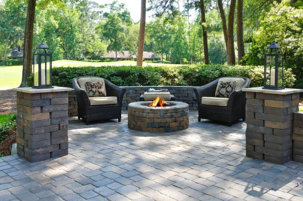 Fire Pit Installation in Jacksonville